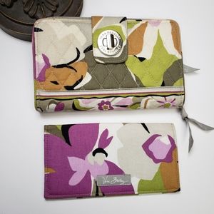 Vera Bradley Portobello  Wallet Checkbook
